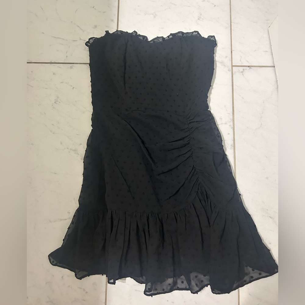 Hello Molly Black Strapless Dress size 2